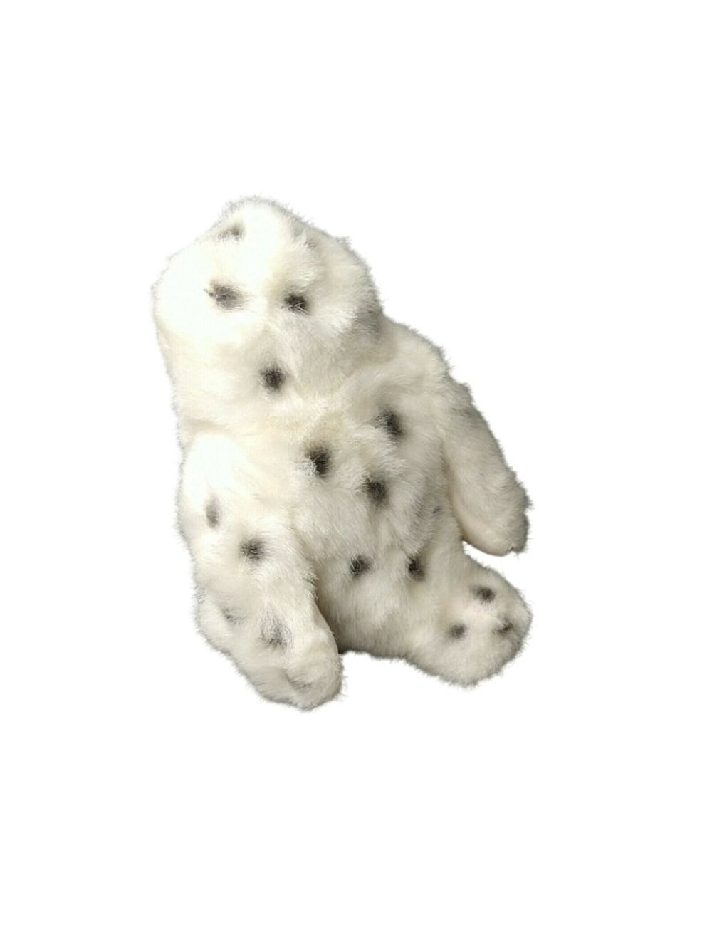 White Black Snowy Owl Plush Stuffed Animal Toy Realistic 7 inch Unbranded - Picture 3 of 6